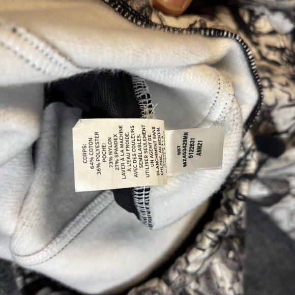 ZELLA Sweatpants Men's Medium Black White Design Jogger Gym+Training - Picture 7 of 8